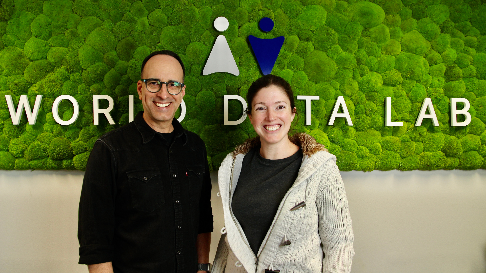 Jim Gaona-Ellis and Katherine Frey at the World Data Lab